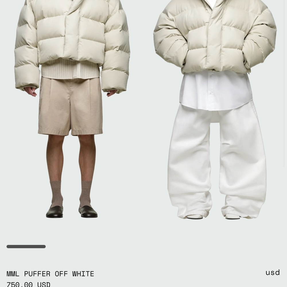 Off-White Puffer Jacket - image 1